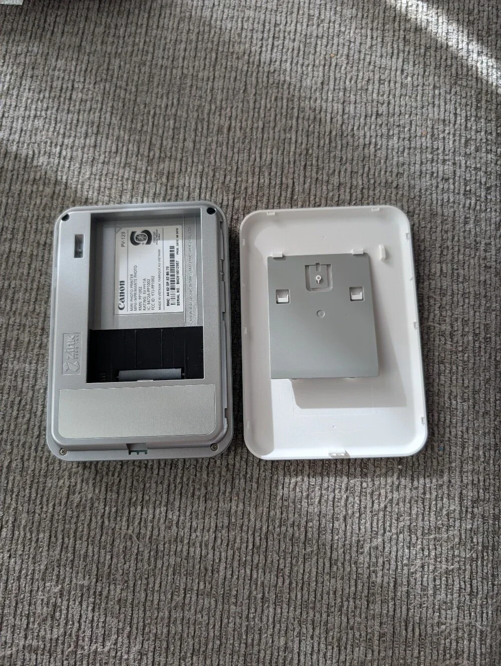 Canon IVY Mini Photo Printer for Smartphones Mint Green Sticky-back Portable
